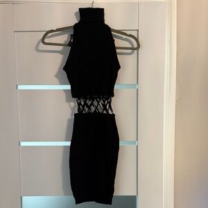 Elegant Black Sleeveless Dress